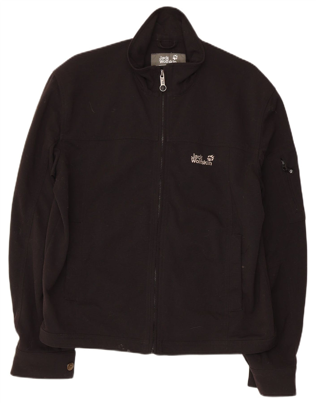 JACK WOLFSKIN Muška kišna jakna UK 36/38 Srednje crni poliamid