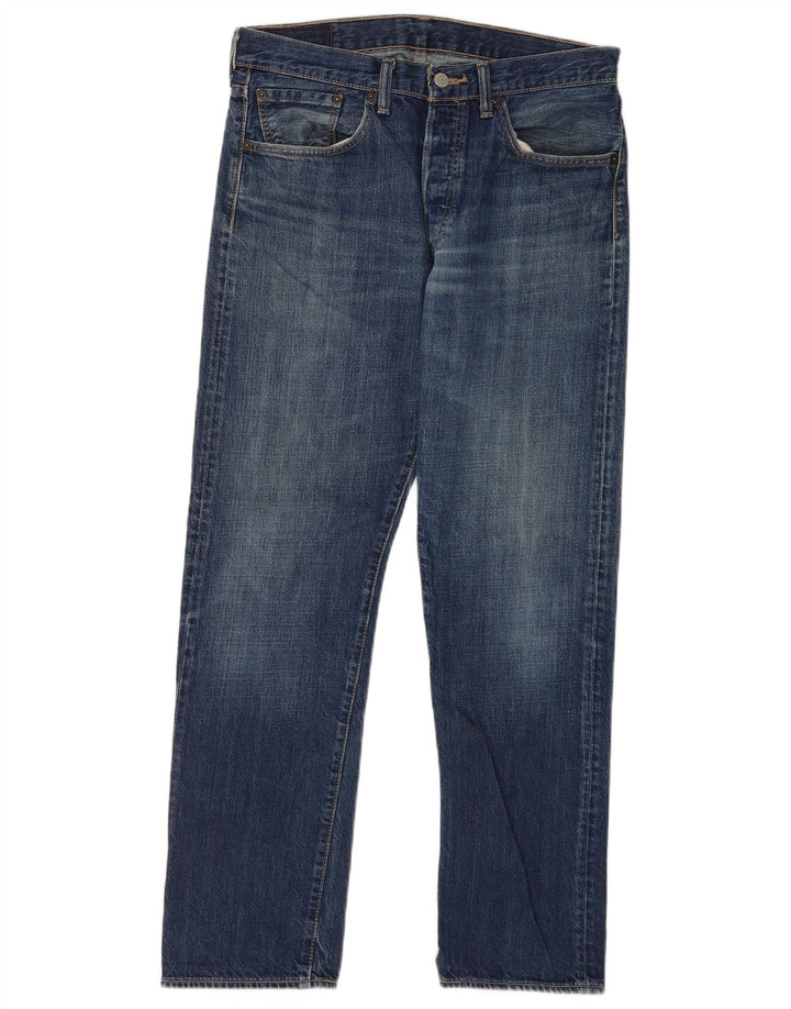 Levi's muške 501 ravne traperice W32 L30 plave