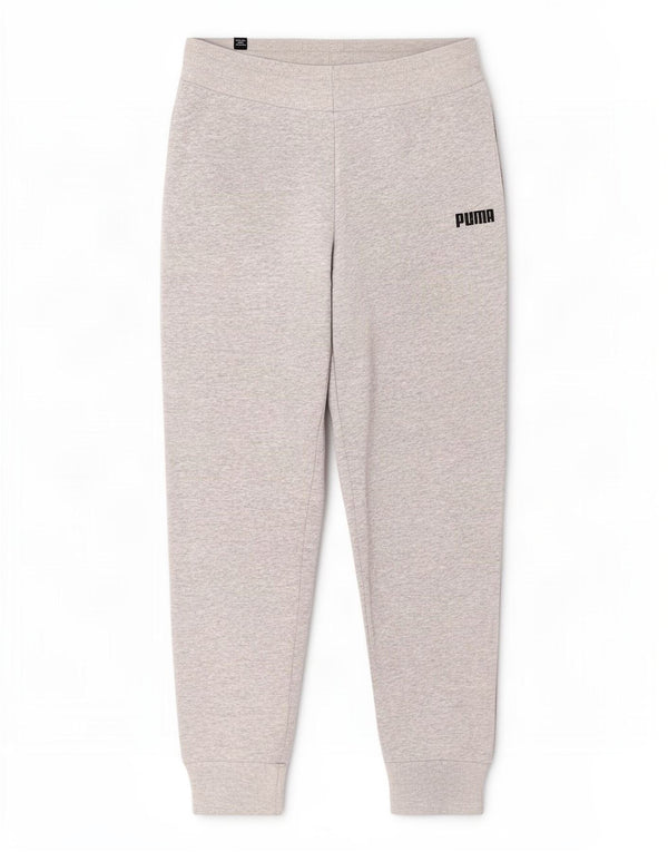 Puma Ženska trenirka Hlače Joggers UK 10 Small Grey Flecked Cotton