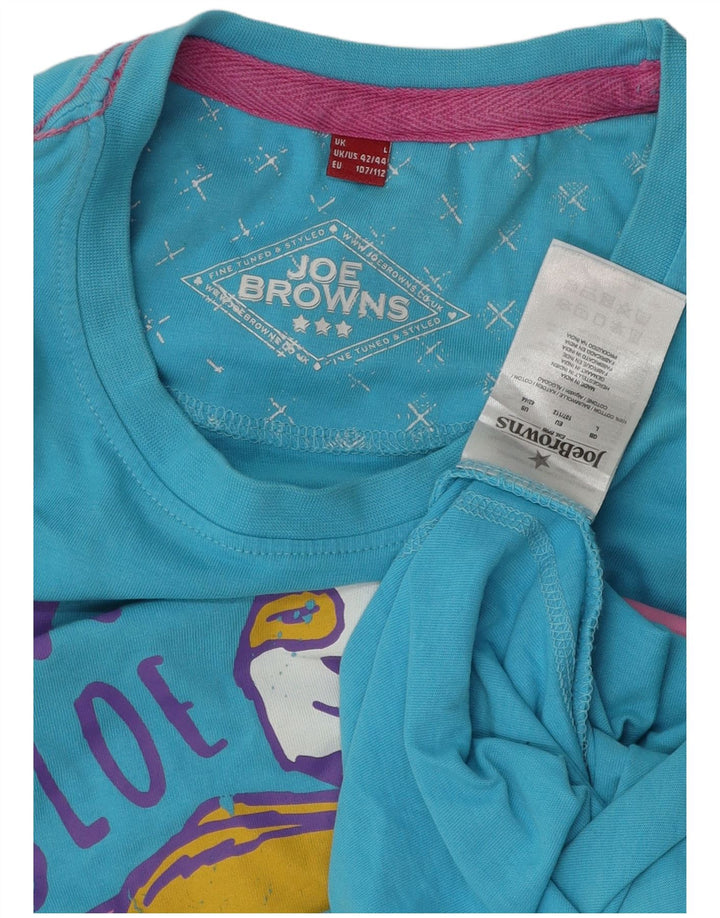 JOE BROWNS Velika plava pamučna muška majica s grafičkim motivima