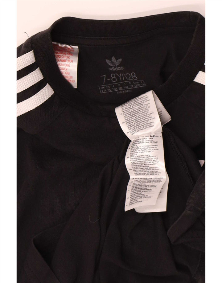 Adidas majica dugih rukava za dječake 7-8 godina, crni pamuk