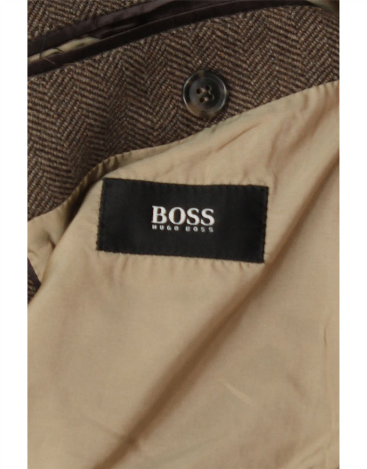 Hugo Boss Muški kaput UK 40 Large Brown riblja kost