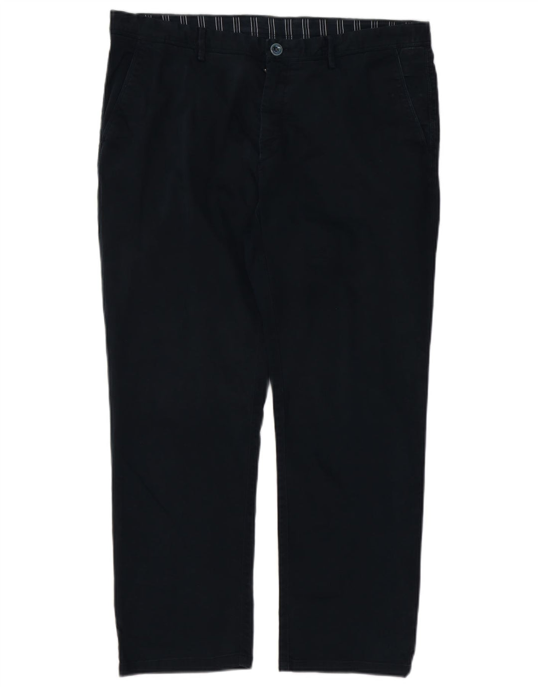 MASSIMO DUTTI Muške ravne chino hlače EU 46 XL W36 L27 tamnoplave