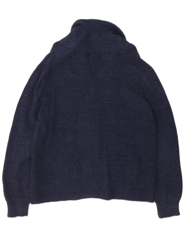 Polo Ralph Lauren muški kardigan pulover XL tamnoplavi pamuk