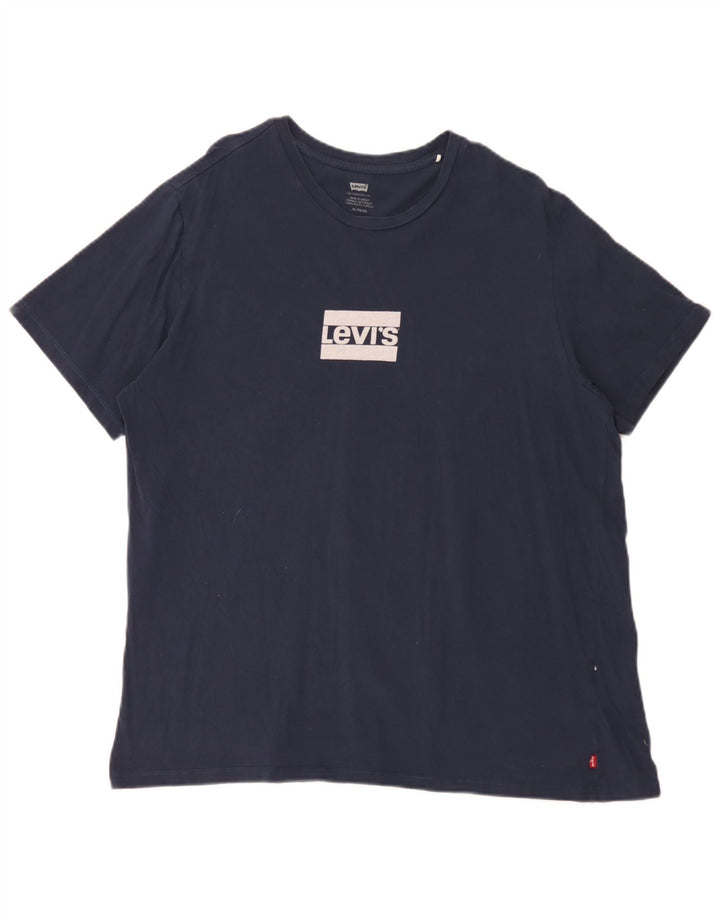 Levi's muška majica s grafičkim motivima XL tamnoplava