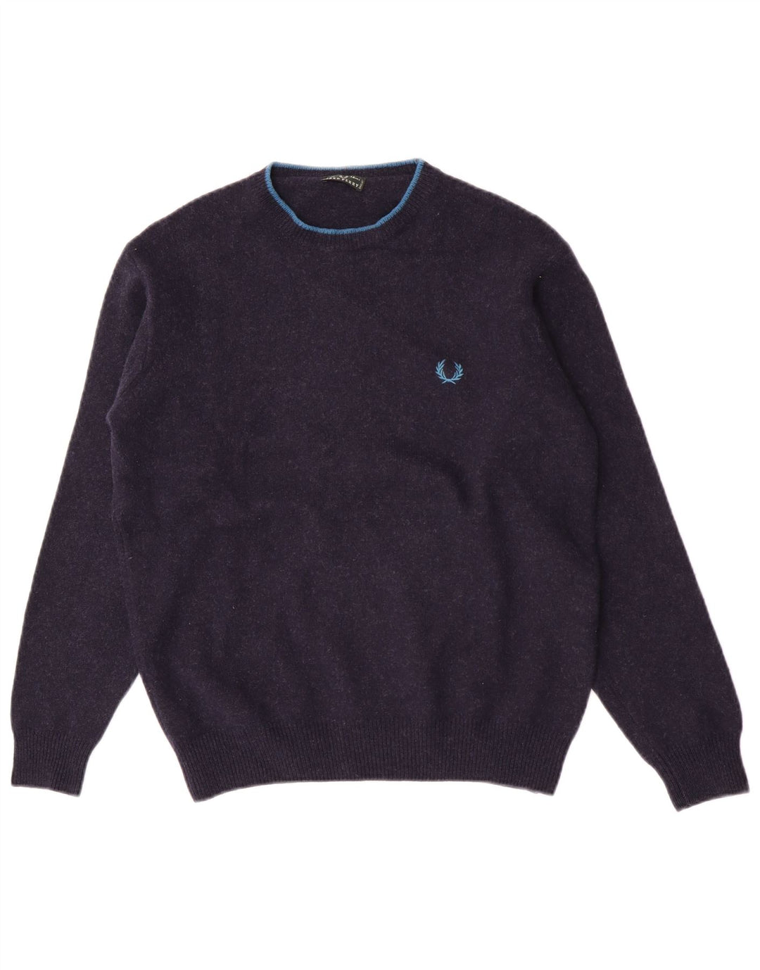 Fred Perry Boys Džemper s okruglim izrezom 13-14 godina Mornarsko plava vunena