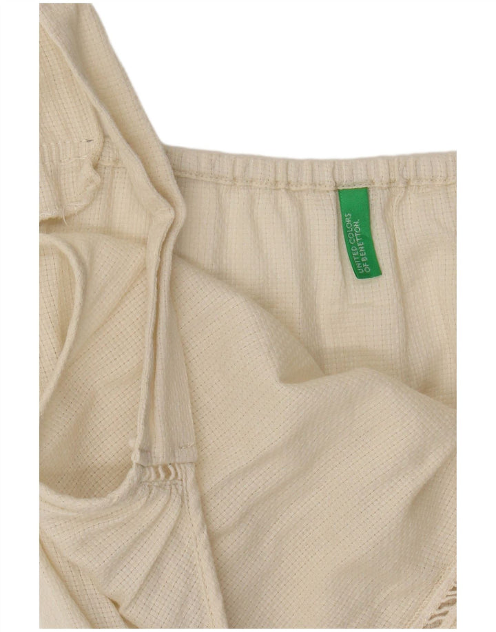 Benetton Ženski Cami Top UK 12 Medium Off White