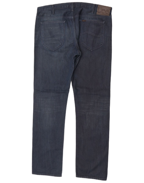 Lee Mens Daren Straight Jeans W38 L34 tamnoplavi pamuk