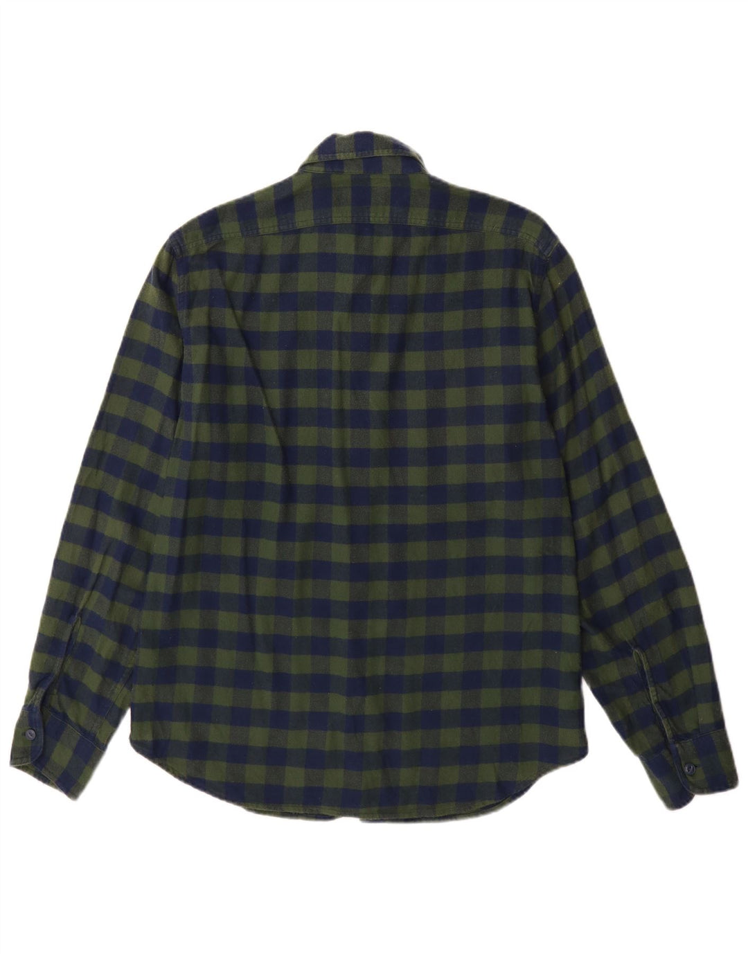 J. Crew muška flanelska košulja srednje plave pamučne kare