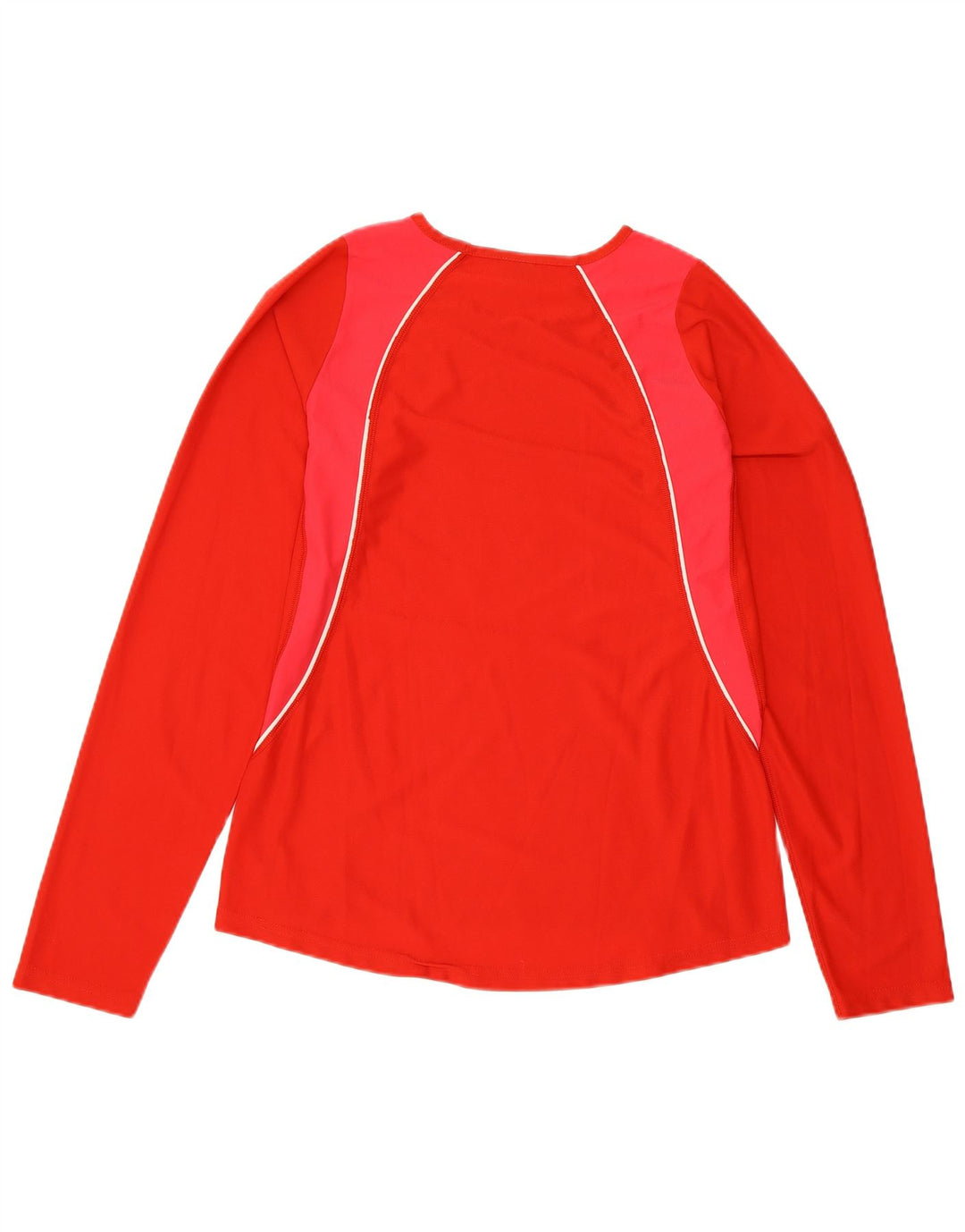 ASICS ženska majica dugih rukava UK 10 mali crveni poliester u boji