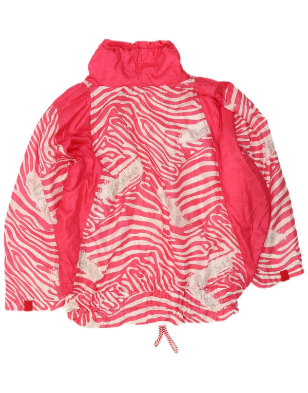 Ellesse ženska majica trenirka gornja jakna UK 22 3XL ružičasti životinjski print