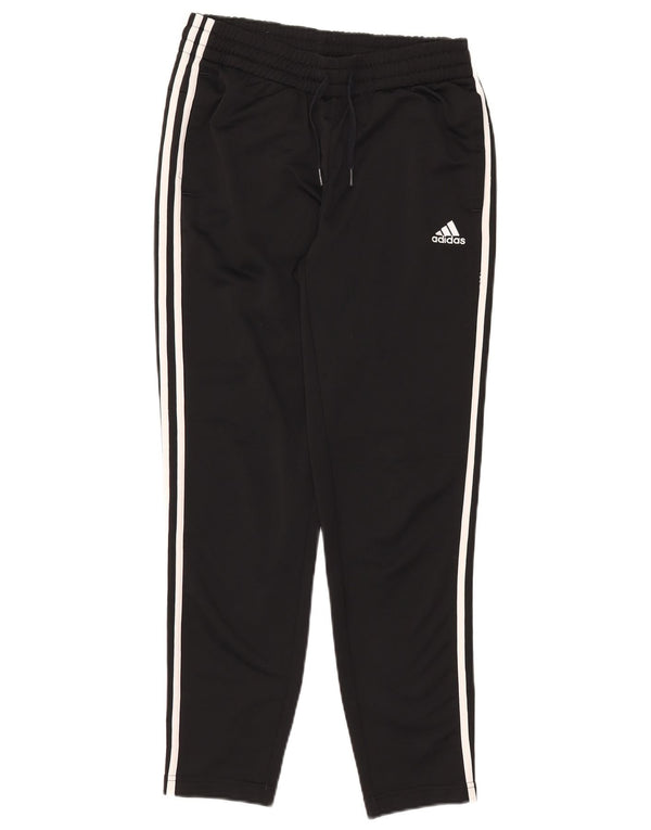 Adidas ženske hlače za trenirku UK 12/14 srednje crne sportske poliesterske hlače