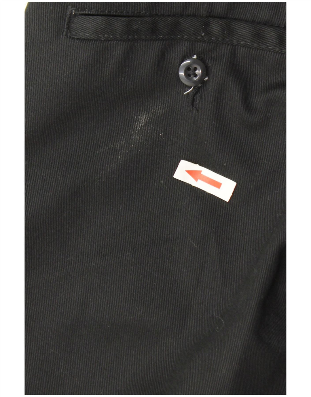 Dickies ženske ravne chino hlače W26 L28 crni poliester