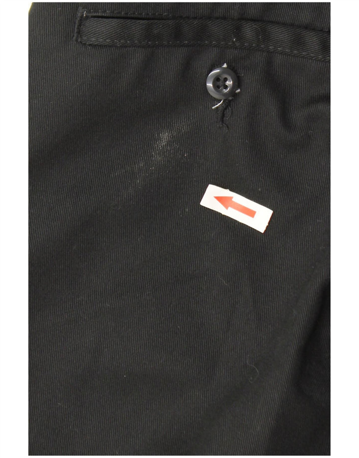 Dickies ženske ravne chino hlače W26 L28 crni poliester