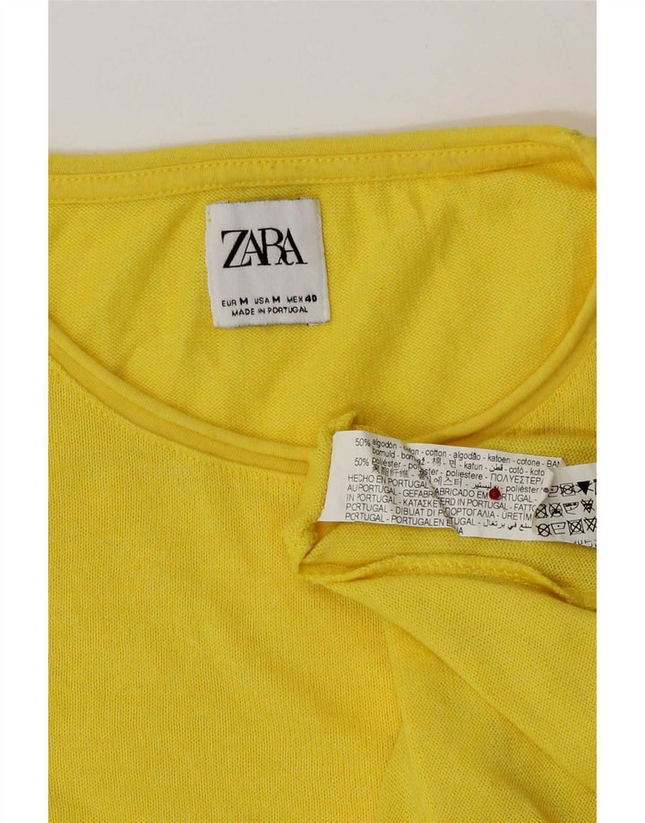 Zara muška majica kratkih rukava Srednje žuti pamuk