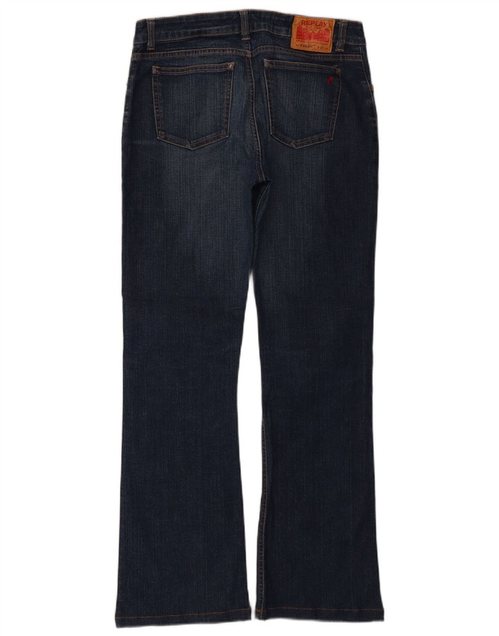 REPLAY Ženske Bootcut traperice W30 L28 Plavi pamuk
