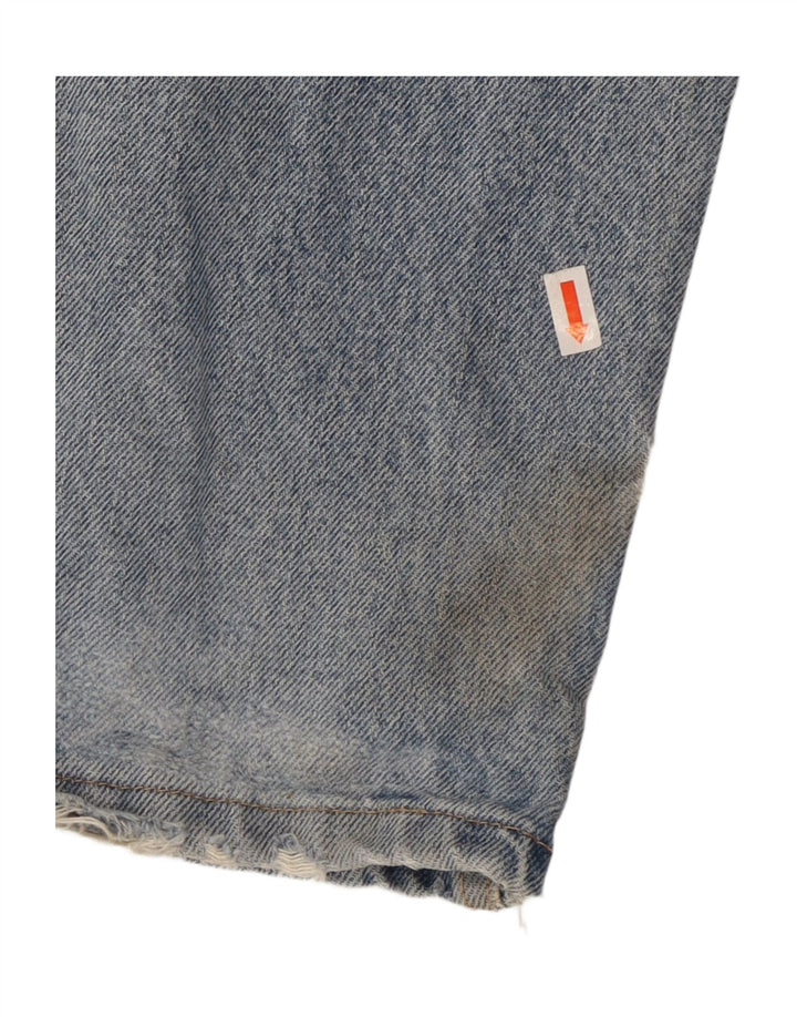 Wrangler muške ravne traperice W36 L29 plavi pamuk