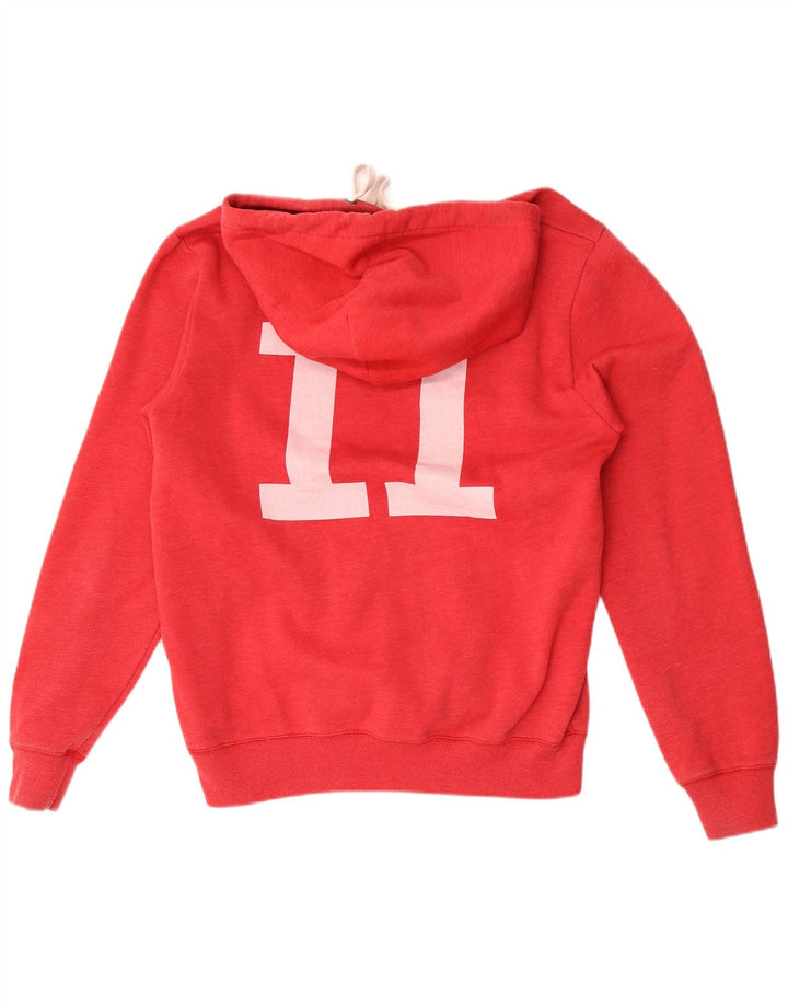 JACK WILLS Muška majica s kapuljačom s kapuljačom srednje veličine, crveni pamuk