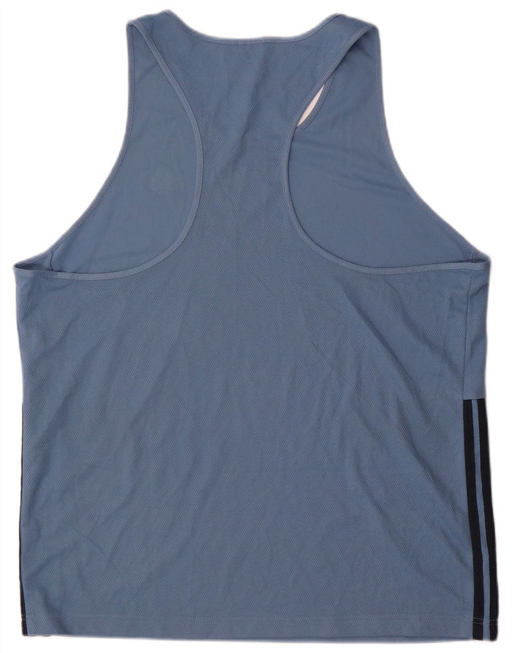 Adidas muški prsluk XL plavi poliester