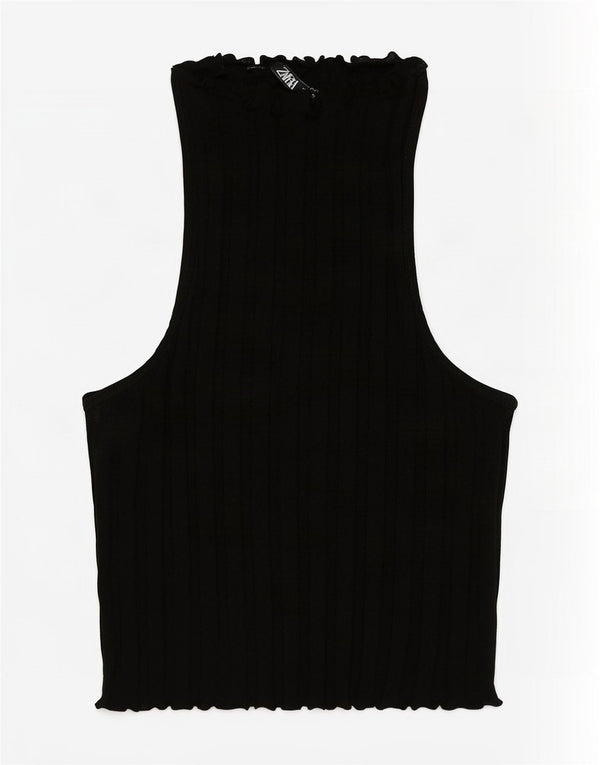 Zara ženski prsluk UK 8 Small Black