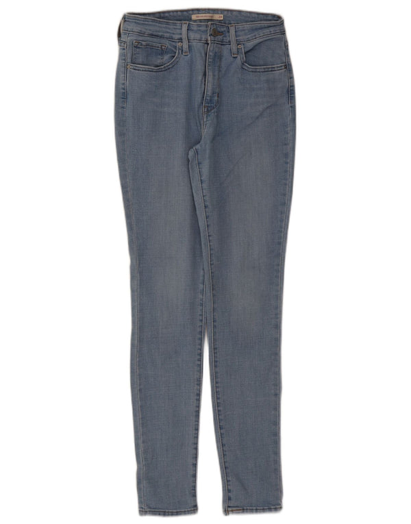 Levi's ženske uske traperice visokog struka 721 W28 L30 plavi pamuk