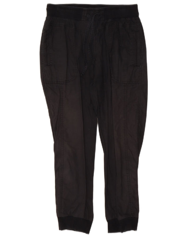 Champion Womens Joggers Cropped Trousers Small W26 L23 Black Cotton