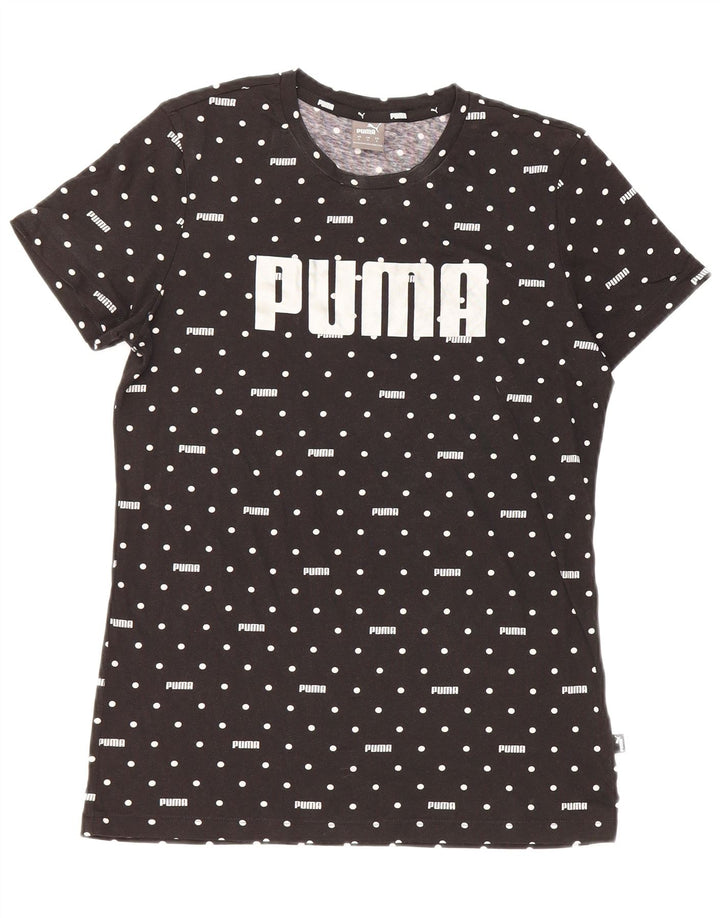 Puma muška majica s grafičkim motivima, mala crna