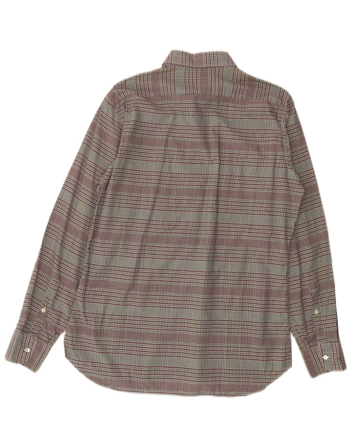 TRUSSARDI muška košulja veličina 40 15 3/4 srednje šareni karirani pamuk