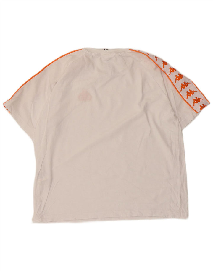 Kappa Ženska majica kratkih rukava s grafičkim motivima UK 10 Mali bijeli pamuk