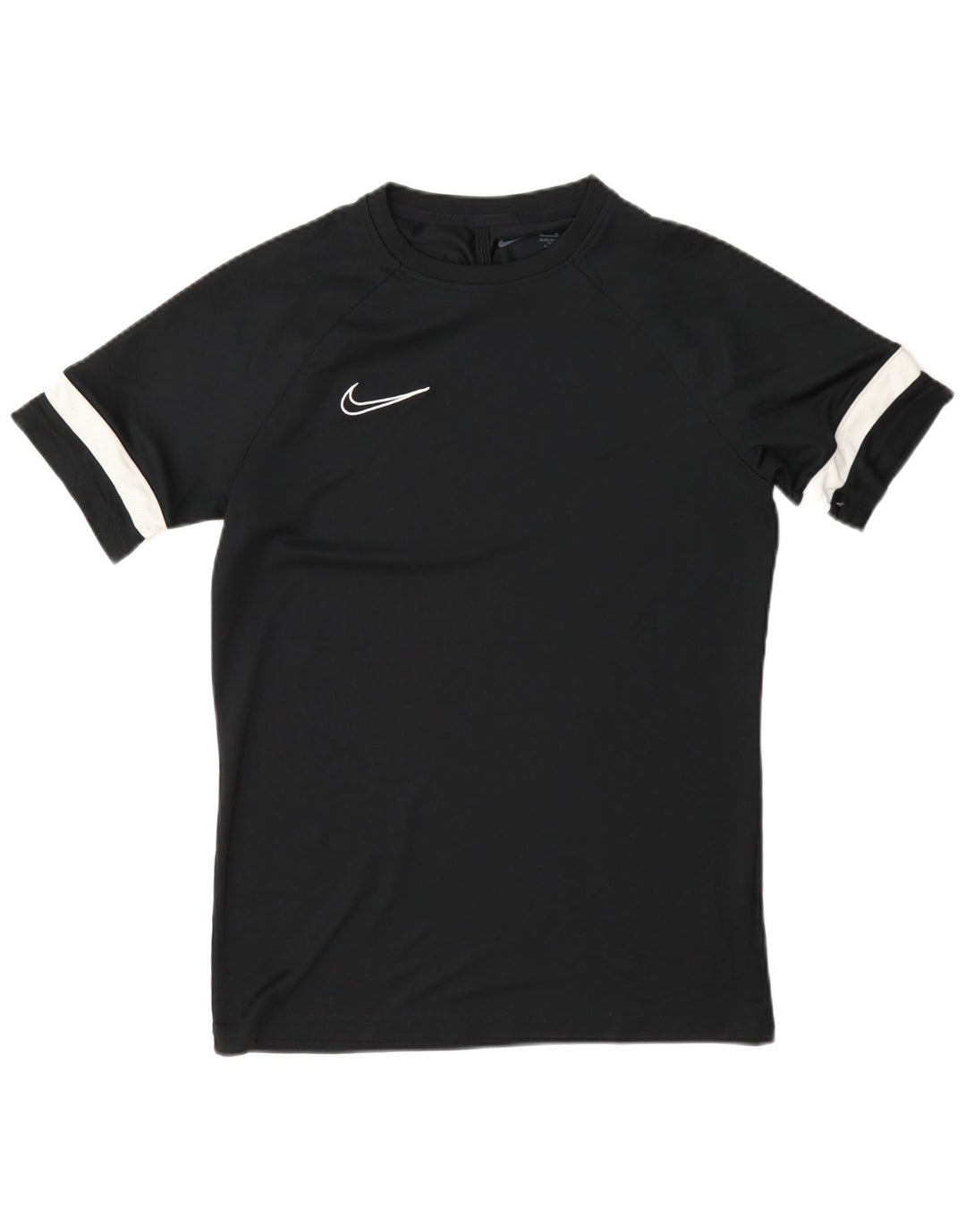 Nike Dri Fit T-Shirt Top srednji crni poliester u boji