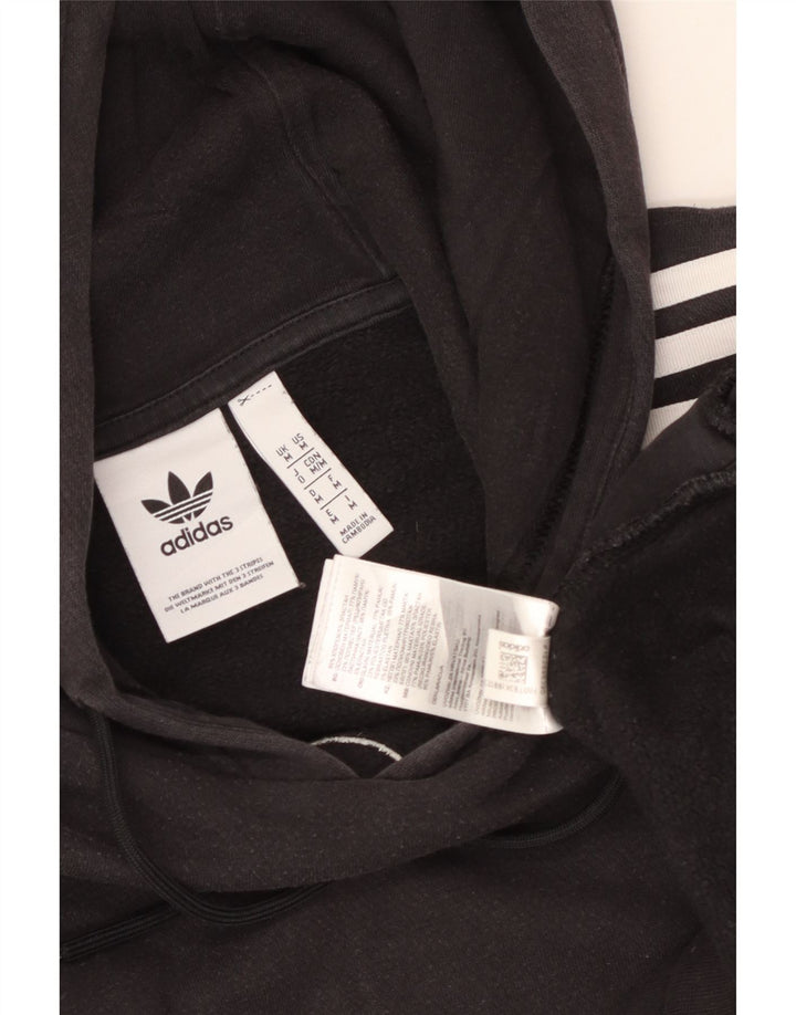 Adidas muška majica s kapuljačom srednje veličine, crni pamuk