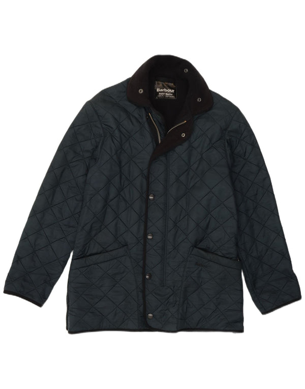 Barbour muška prošivena jakna UK 38 srednje tamnoplavi poliester