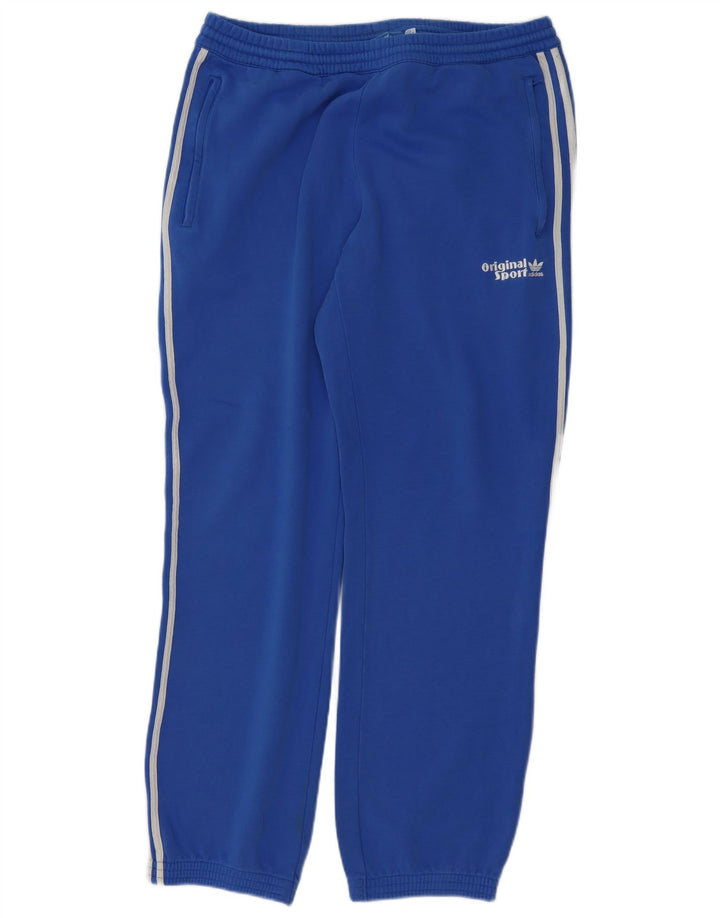 Adidas muške trenirke hlače Joggers srednje plavi pamuk