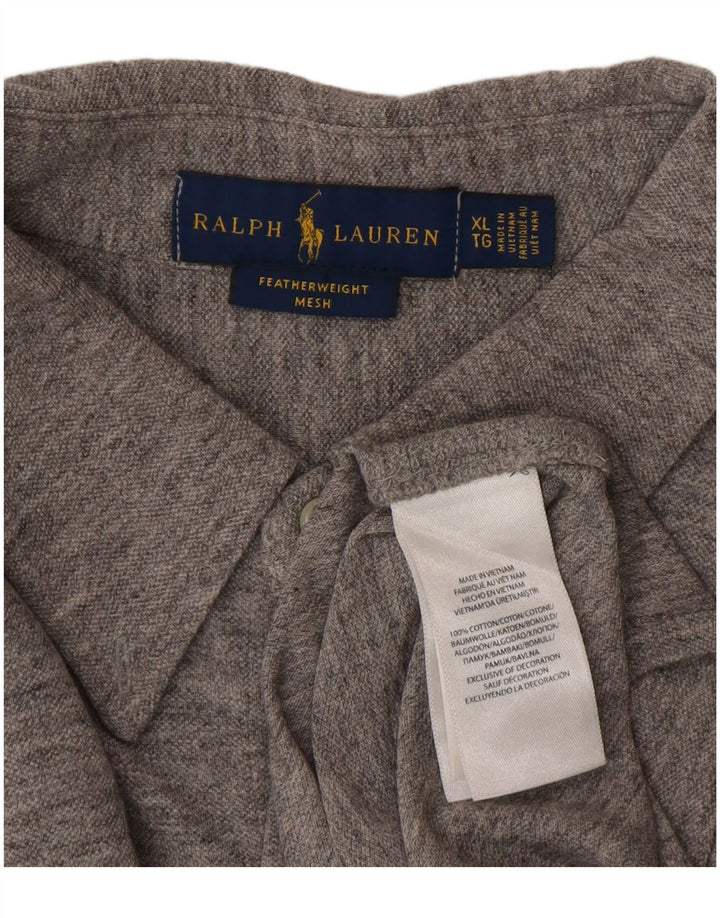 Ralph Lauren muška košulja XL sivi flekasti pamuk