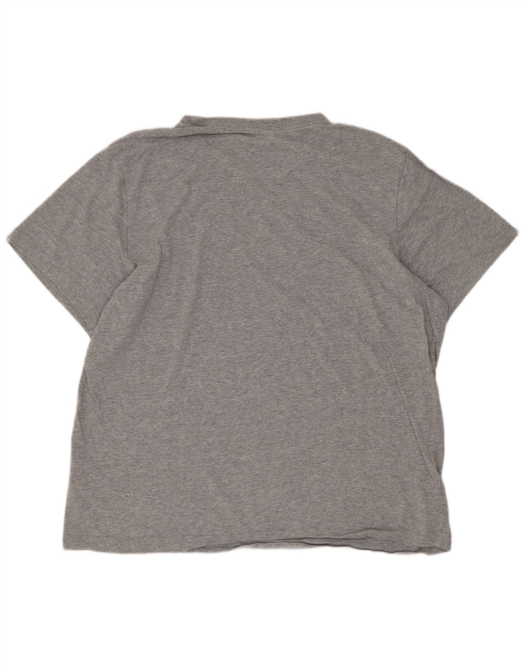 Nike Mens Regular T-Shirt Top Large Grey Cotton