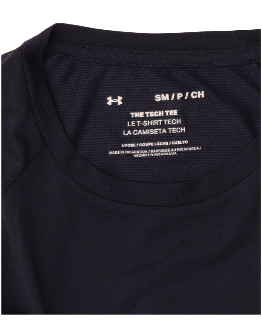 Under Armour muška majica kratkih rukava Mali tamnoplavi poliester
