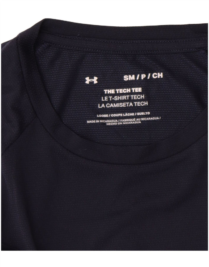 Under Armour muška majica kratkih rukava Mali tamnoplavi poliester