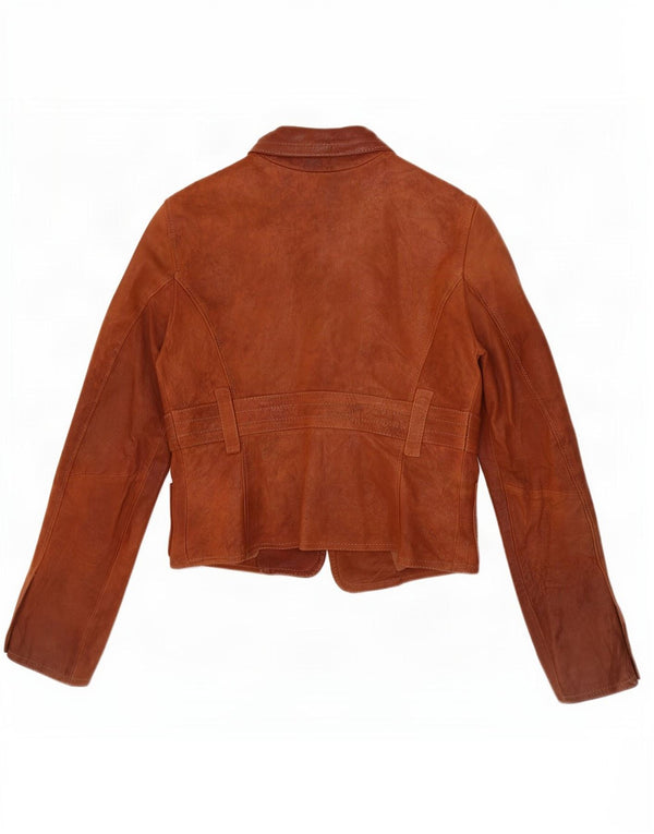 Extyn ženska kratka kožna jakna IT 46 Large Brown