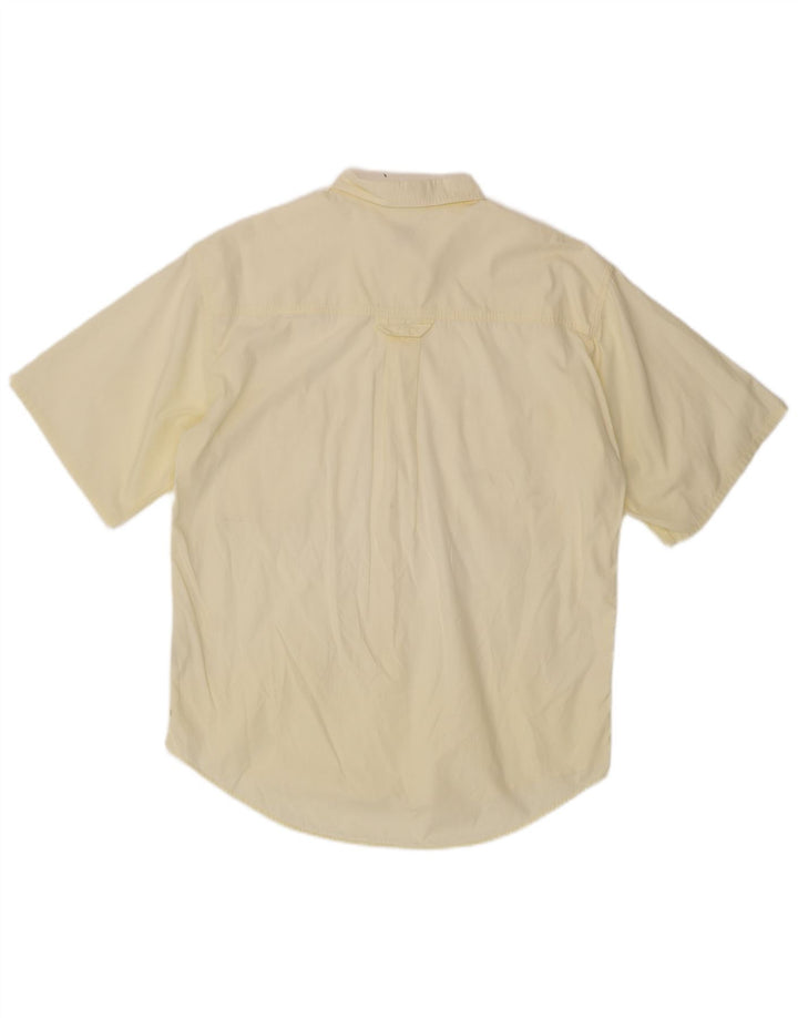 BOSTON Muška košulja kratkih rukava, veličina 41 16, veliki žuti pamuk