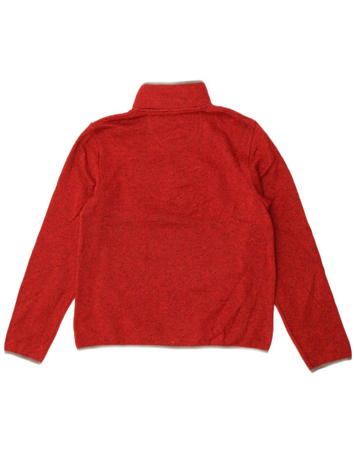 L.L.Bean muška majica s dugmadima i izrezom Srednje kestenjasti poliester