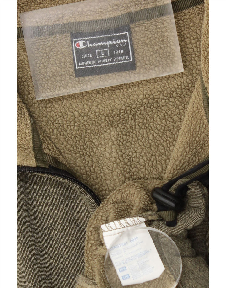 Gornja jakna muške trenirke Champion, veliki kaki pamuk