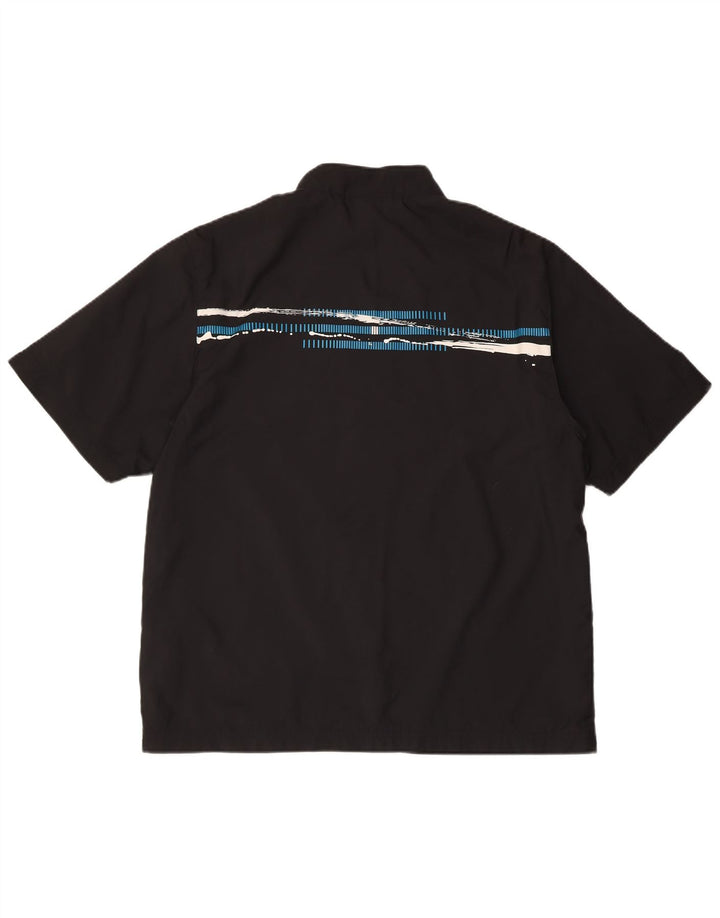 Adidas muška trenirka kratkih rukava, mala crna poliesterska jakna