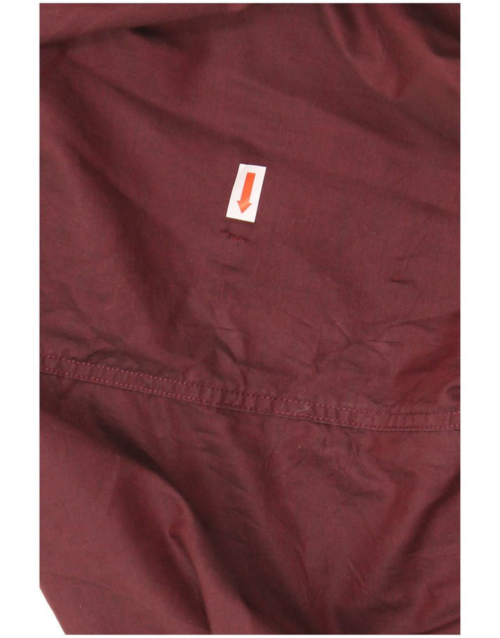 CALVIN KLEIN Muška košulja standardnog kroja, veličina 18 2XL, kestenjasti pamuk