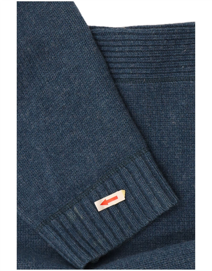 LEVI'S muški džemper s V-izrezom XL plava vunena