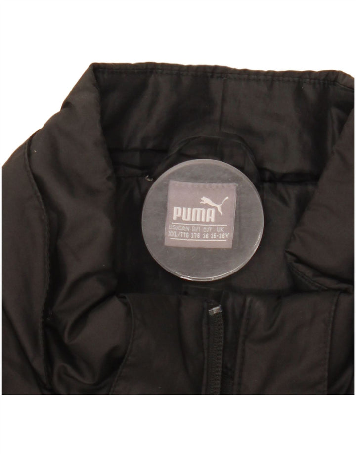 Puma podstavljena jakna za dječake 15-16 godina 2XL crna