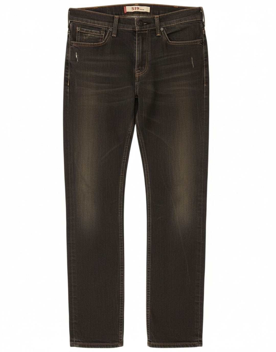 LEVI'S Womens 519 Slim Jeans W30 L33 Black