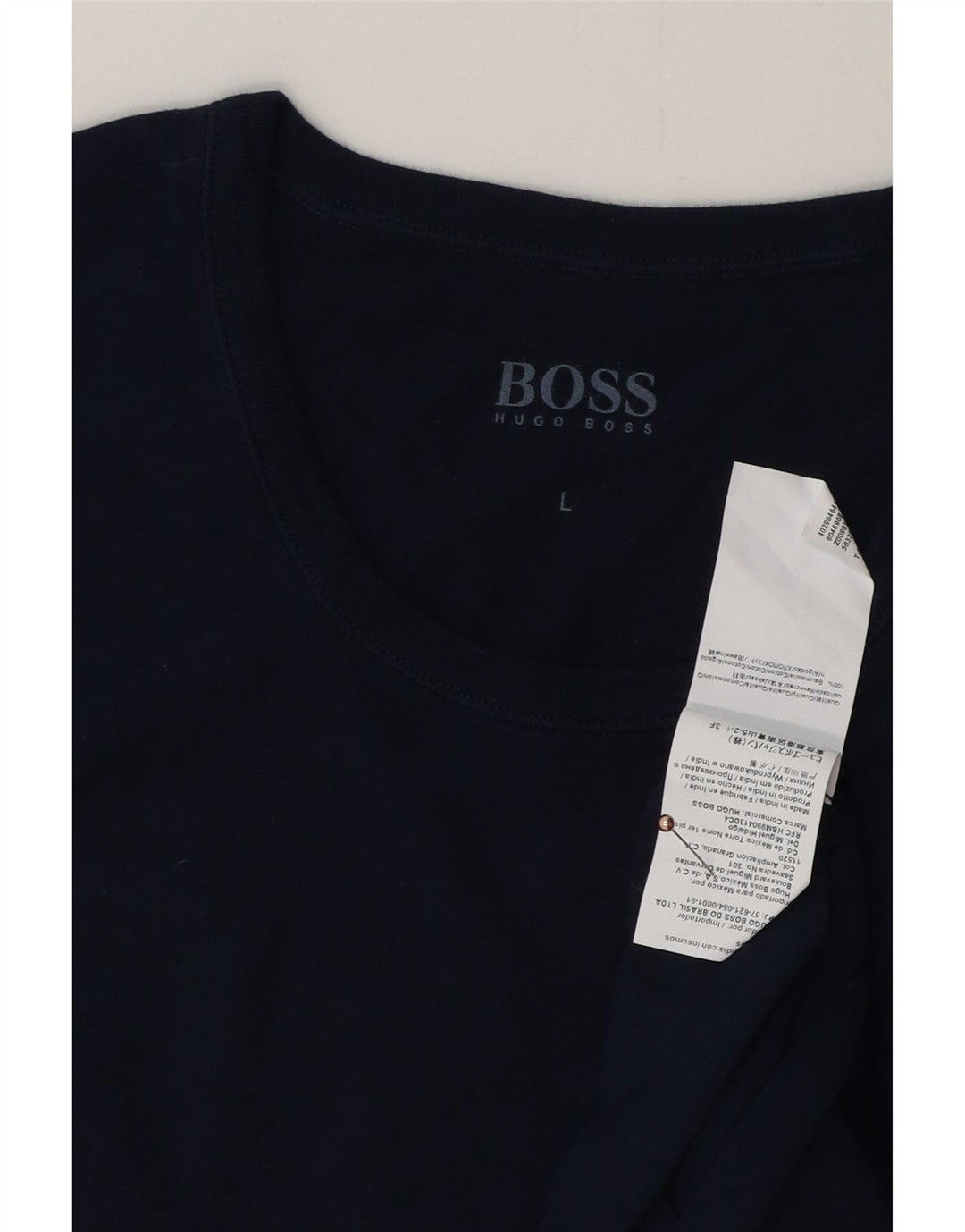 HUGO BOSS Muška majica kratkih rukava Velika tamnoplava pamuk