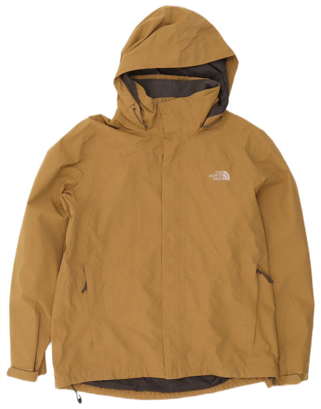 The North Face muška kišna jakna s kapuljačom UK 40 veliki smeđi poliester