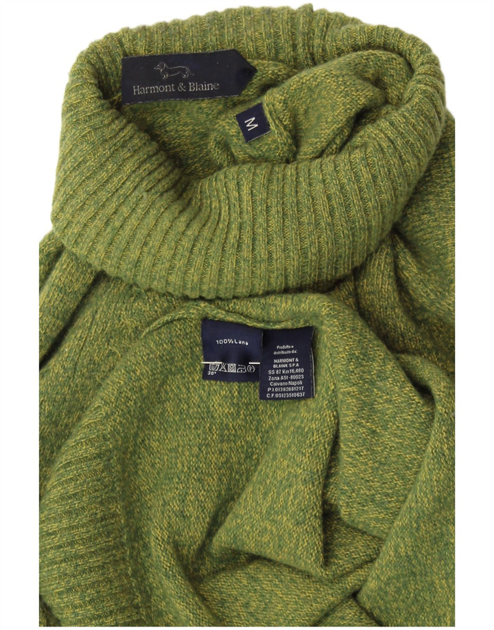 HARMONT & BLAINE Ženski pulover s rol izrezom UK 14 Srednje zelena