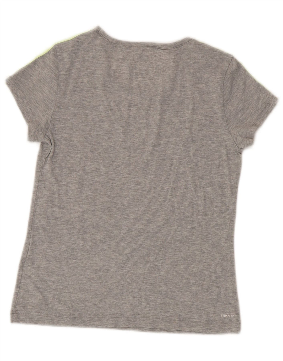 Adidas Boys Climalite T-Shirt Top 11-12 Years Grey Poliester